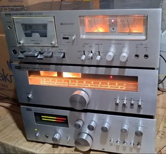 Amplificador tuner tape deck cce n gradiente polyvox