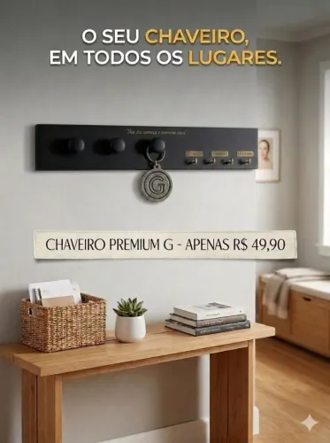 Chaveiro cabideiro MDF
