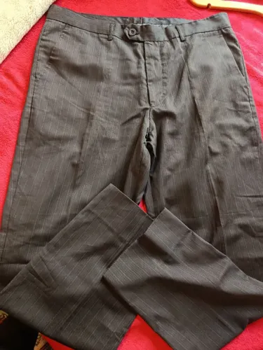 Calça social preta 46