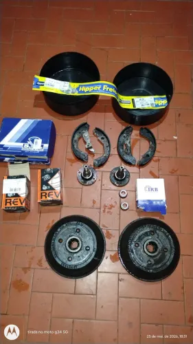Kit freio traseiro Corsa classic  2008