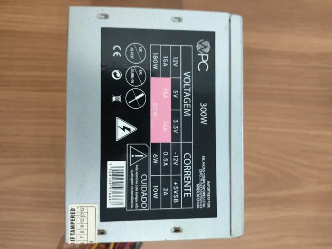 Fonte ATX 300W WPC Bel Micro para Computador Básico