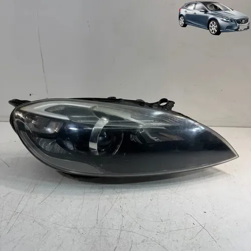 Farol Direito Volvo V40 T4 2013 2014 2015 C/reator Detalhes Direito/passageiro