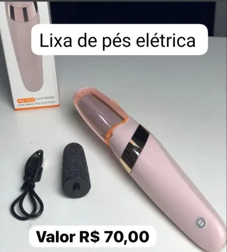 Lixa elétrica para os pés 