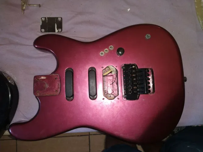 Corpo guitarra dolphin Trash mogno Floyd lycensed
