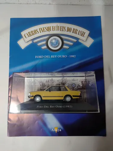 Ford Del Rey Ouro 1982 1:43 Altaya IXO + Fascículo - Carros Inesquecíveis