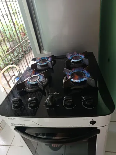 Fogão automático total super novo 
