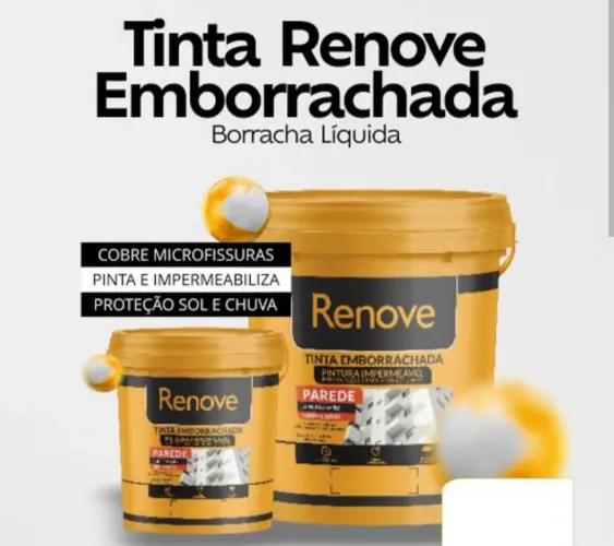Tinta Renova emborrachada Borracha Líquida 