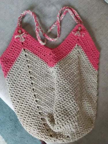 Linda bolsa em croche