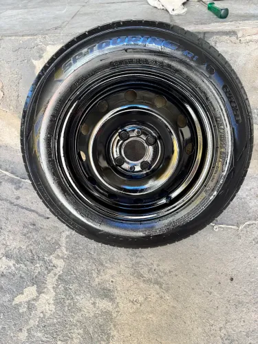 Roda de ferro aro 14 palio uno Fiorino siena Strada pneu ruim não presta furacao 4/100
