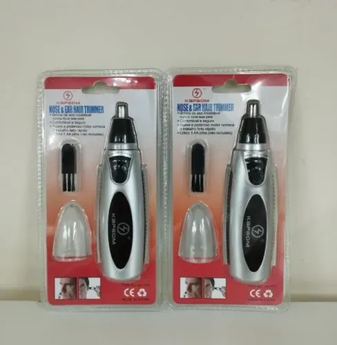 Aparador Corta Pelos Nariz E Orelhas Portátil Cinza