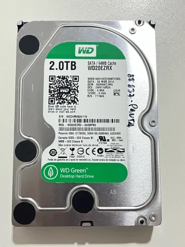 HD 2 TB - 3.5 - Saude ok 
