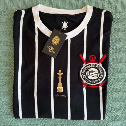 Camisa Corinthians retrô 1977 edição especial