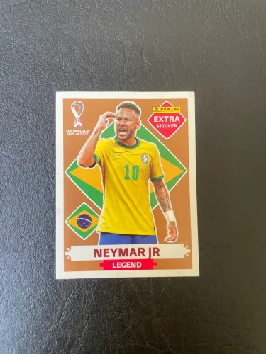 Figurinha NEYMAR LEGEND BRONZE 2022 (bom estado)