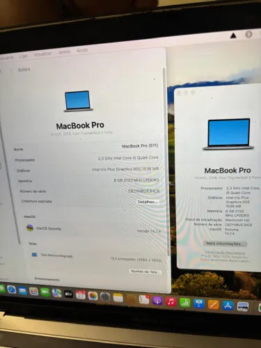 MacBook Pro Touch Bar 13 polegadas