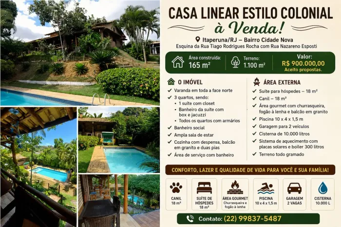 VENDE-SE ESTA CASA!