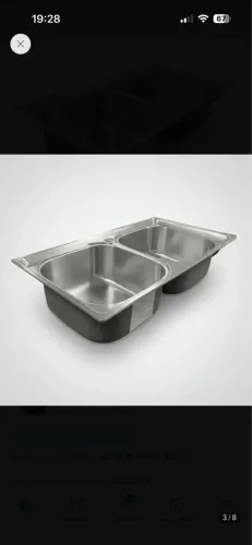 Cuba Dupla Cozinha Goumert Pia Aço Inox Completa Br Cubas