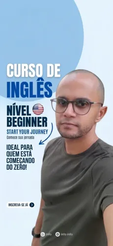 Curso de inglês nível beginner/iniciante, para afrodescendentes, em Paudalho.