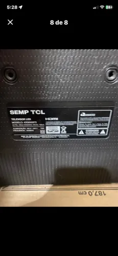 TCL com defeito