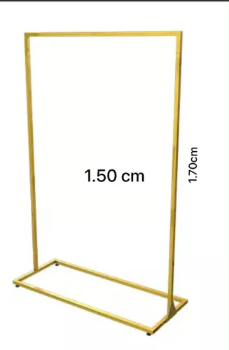 Arara para roupas dourado 