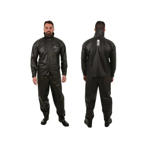 Capa de chuva Pioneira Pvc Unissex com capuz