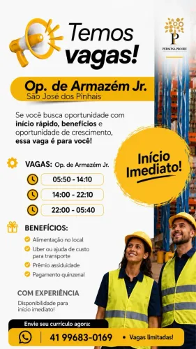 Vagas Super Frio SJP