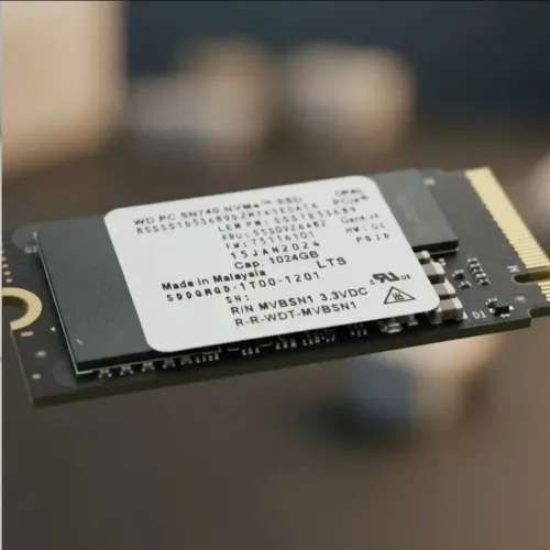 Ssd Wd Sn740 1tb M.2 2242 Nvme Pcie Gen4 X4 Alta Velo Preto Preto