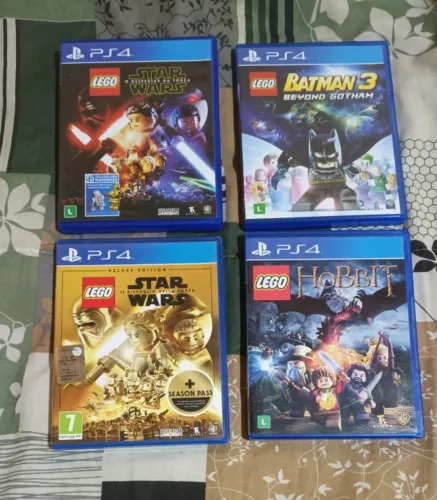 KIT 4 JOGOS LEGO PS4