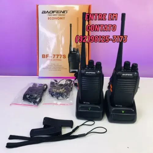 Kit Rádio Comunicador Recarregavel de LOnga Distancia - Entrega Rápida