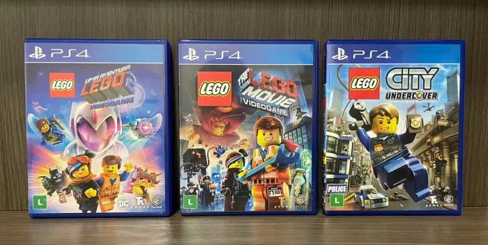 3 jogos lego PS4