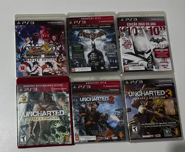 Lote Jogos Originais PS3 PlayStation