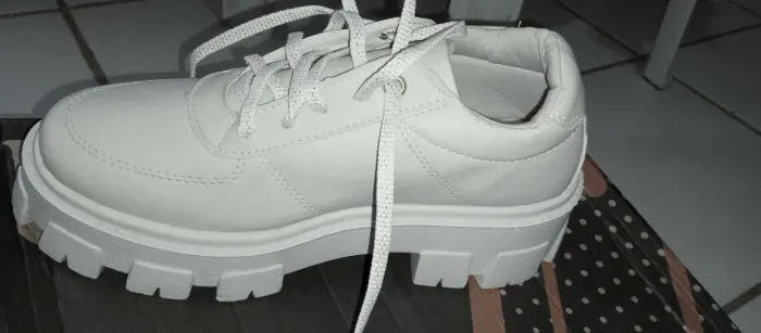 Oxford Feminino Tratorado de Amarrar | Solado Alto Plataforma