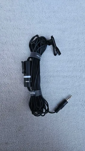 Microfone de Lapela, Audio-Technica, ATR3350IS,