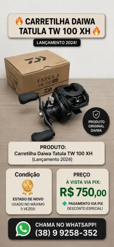 Carretilha Esquerda Daiwa Tatula