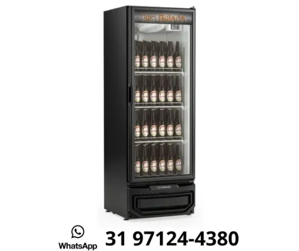 Cervejeira Porta de Vidro 410 litros Gelopar Nova