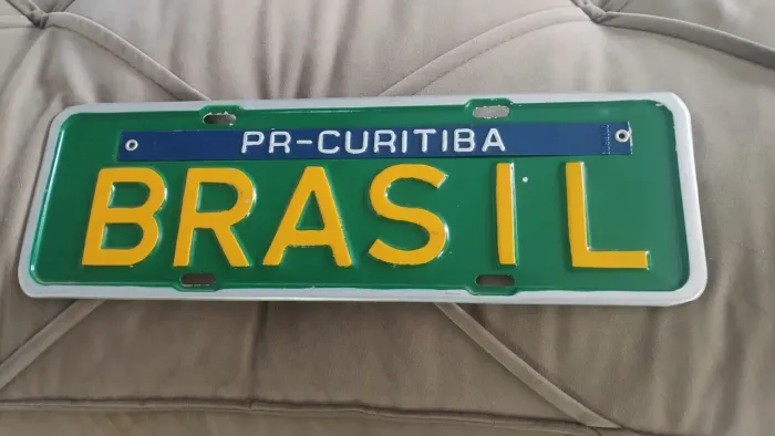Uma linda Placa do Brasil R$:80 Reais 