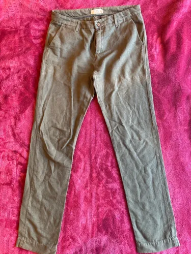 Calça Chino FoxTom verde musgo TAM. 42 ou médio 