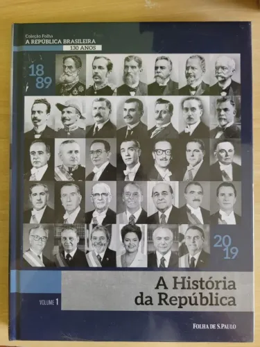 Livros- Coleção Folha - A República  Brasileira- 130 anos- completa com 28 volumes- Novo