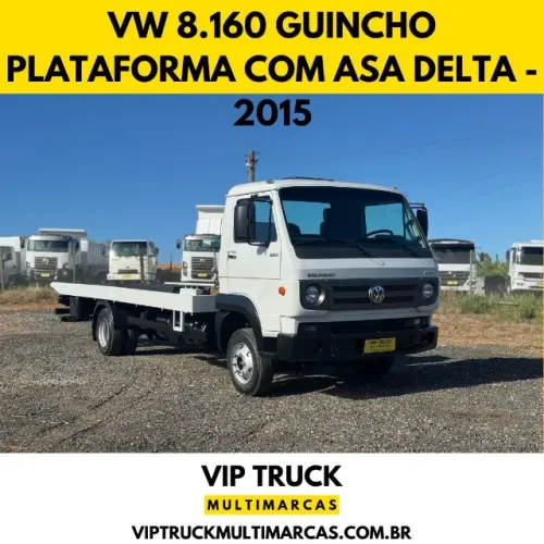 Volkswagen VW 8.160 Plataforma Guincho com Asa Delta