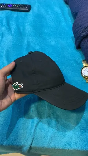 Boné Sport Lacoste Preto Original