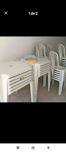 Alugamos som ,mesa e cadeiras 
