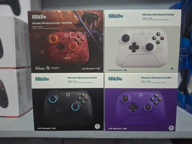 Controle 8bitdo ultimate 2 wireless hall effect PC/Switch/Smartphone 