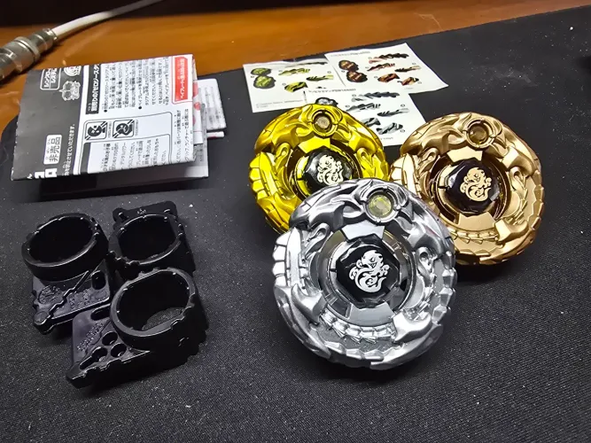 Trio beyblade ninja salamander originais tt