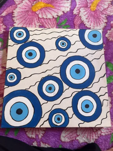 Telas pintadas para decoração 