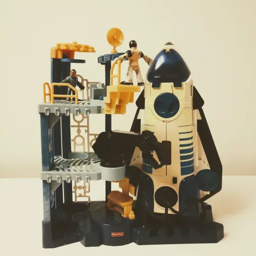Nave Fisher-price com Estação de Lançamento Seminovo