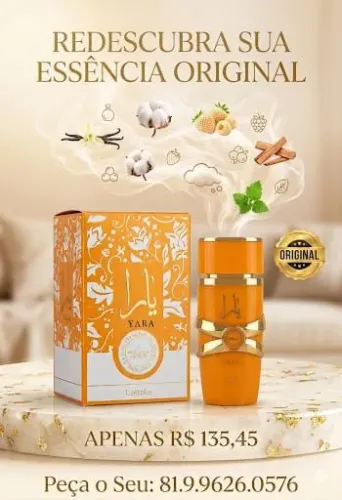 Perfume Árabe YARA da Lattafa 100ml.