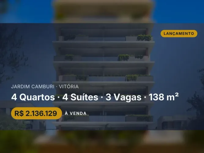 Exclusividade e Conforto: Apartamento de 3 ou 4 Suítes em Jardim Camburi