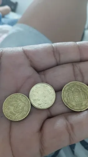 Moeda antiga euro da Espanha 