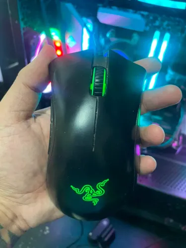 Mouse Gamer Razer DeathAdder Essential Preto 6.400 DPI