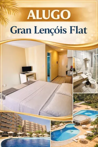 ALUGO FLAT GRAN LENÇÓIS BARREIRINHAS 