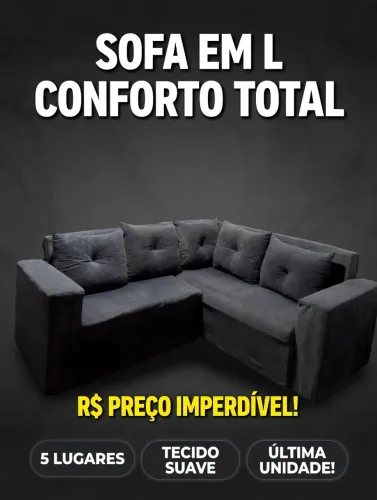 Sofá em L